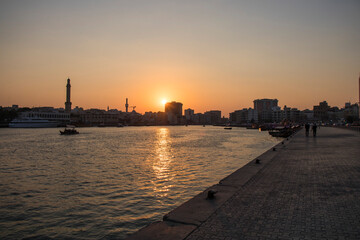 Obraz premium Old part of Dubai city. UAE. Outdoors
