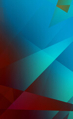 Obraz premium Design illustration with geometric shapes. Abstract background with triangular shapes. Colorful graphic wallpaper.