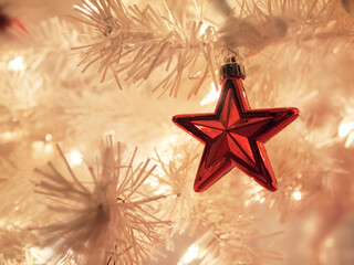 Christmas Ornament Red Star