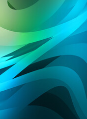 Abstract background with colorful gradient. Vibrant graphic wallpaper with stripes design. Fluid 2D illustration of modern movement.