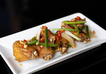 Salt and Chili chicken wings