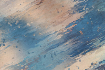 Creative abstract painting. Background with artistic brush strokes. Colorful and vibrant illustration. Painted art.