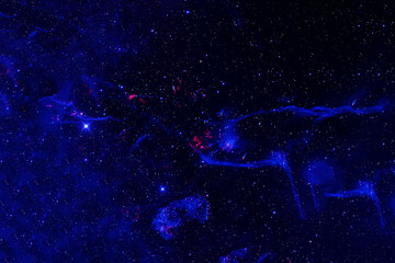 A beautiful black galaxy in deep space. Elements of this image were furnished by NASA.