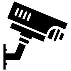 Cctv security camera in solid design 