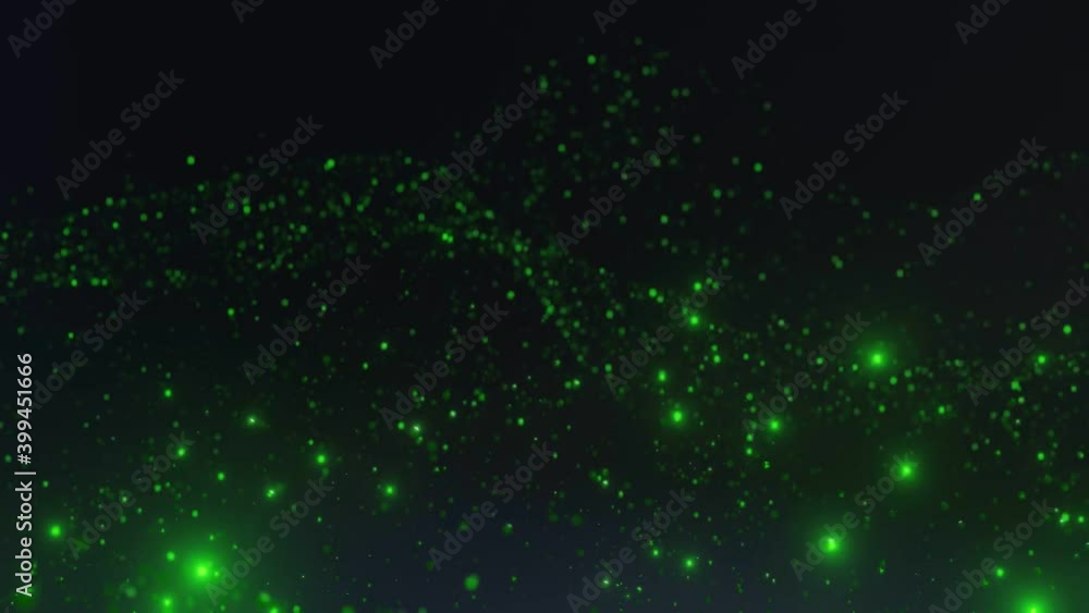 Poster abstract digital particle wave and light abstract background.
