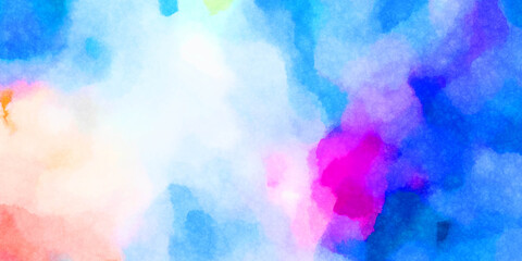 Watercolor painted background. Abstract Illustration wallpaper. Brush stroked painting. 2D Illustration.