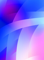 Abstract background with colorful gradient. Vibrant graphic wallpaper with stripes design. Fluid 2D illustration of modern movement.