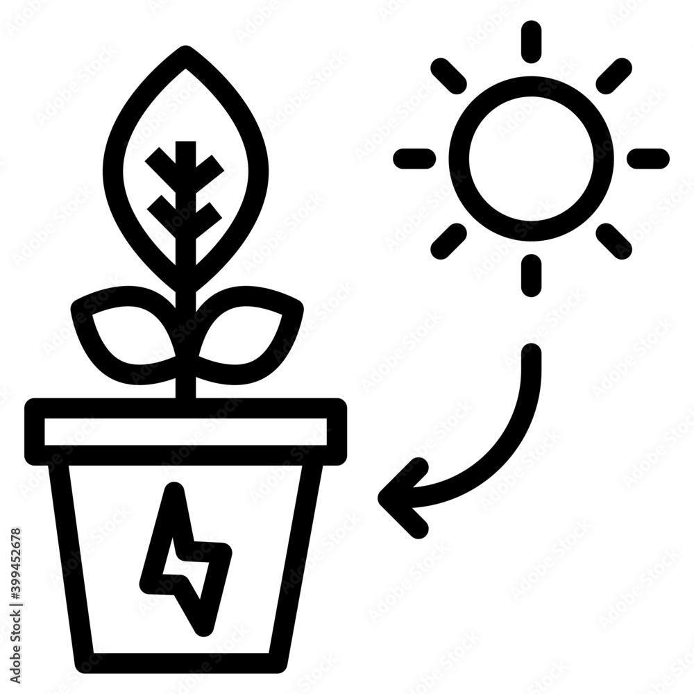 Sticker Icon of energy consumption resources 