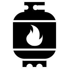 Natural gas cylinder in solid design