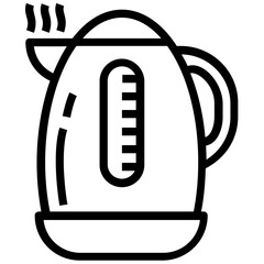 Line vector design of electric kettle 