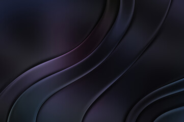 Abstract pattern glossy color background. Vibrant colorful wavy texture wall. Creative and beautiful wallpaper.