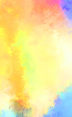 Artistic abstract background. Texture painted wallpaper. Creative illustration with strokes of paint. Brush pattern painting.