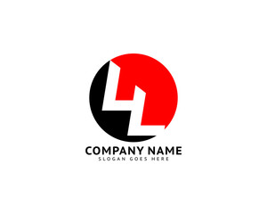 Initial Letter LL Logo Template Design