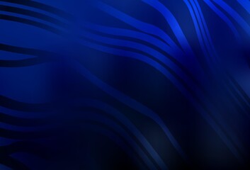 Dark BLUE vector pattern with lines.