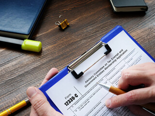 Business concept meaning Form 12339-C Advisory Committee on Tax Exempt and Government Entities...