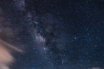Obraz na płótnie Canvas Abstract Milky Way on the sky in the night time