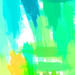 Brushed Painted Abstract Background. Brush stroked painting. Artistic vibrant and colorful wallpaper..