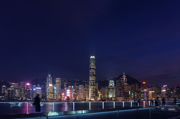 Cityscape at Victoria Harbour in Hong Kong