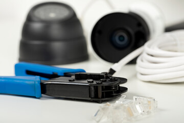 Security camera setup