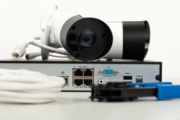 Security camera setup