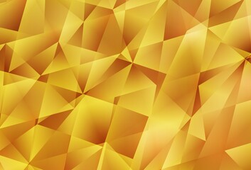 Light Orange vector low poly layout.