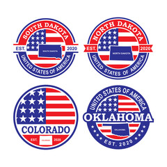 A Set Of America Vector , A Set Of Country Logo