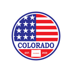 Colorado Map Vector , Country Logo