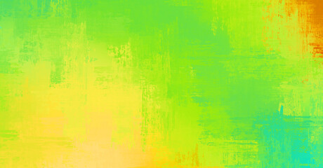 Background with crossed wild brush strokes. Colorful and vibrant illustration. Painted art. Creative abstract painting.