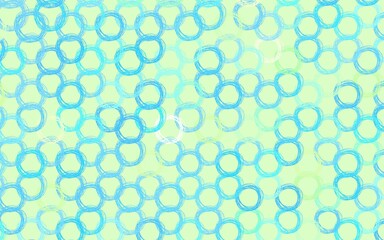 Light Blue, Green vector backdrop with dots.
