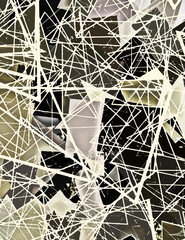 Modern art. Colorful contemporary artwork. Color strokes of paint. Brushstrokes on abstract background. Brush painting.