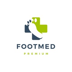 foot medical logo vector icon illustration