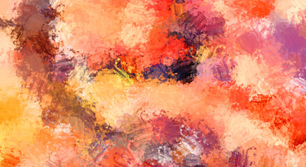 Brushed Painted Abstract Background. Brush stroked painting. Strokes of paint. 2D Illustration.