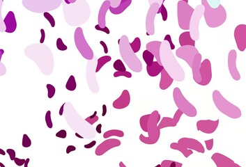 Light Purple vector backdrop with abstract shapes.