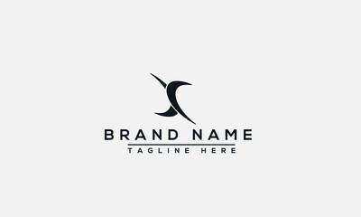 X Logo Design Template Vector Graphic Branding Element.