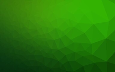 Light Green vector abstract mosaic pattern.