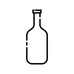 Bottle line icon. simple design editable. design vector illustration