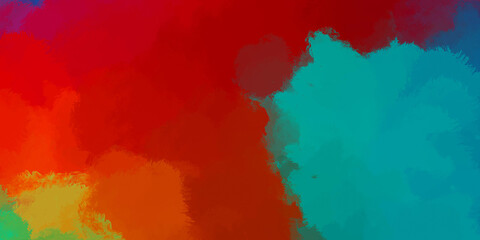 Brushed Painted Abstract Background. Wild chaotic brushstrokes. Strokes of paint. 2D Illustration. Brush stroked painting.