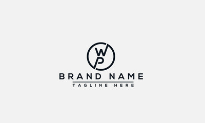 WP Logo Design Template Vector Graphic Branding Element.