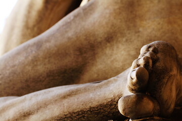 statues in Florence, Italy
