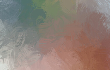 Wild Brushstrokes. Brushed Painted Abstract Background. Brush stroked painting. Strokes of paint. 2D Illustration.