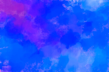 Contemporary art. Hand made painting. Modern artwork. Painting with brushstrokes of watercolor on surface. 2d illustration. Artistic background image. Abstract painting on canvas. Colorful texture.