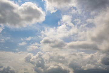 blue sky panorama with beautiful clouds. use for sky replacement