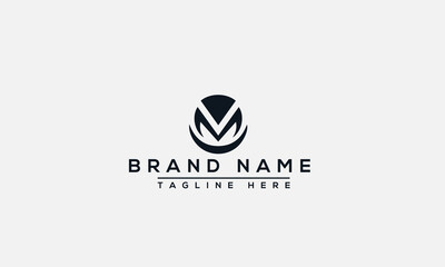 M Logo Design Template Vector Graphic Branding Element.