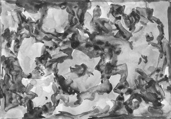 Painting, Modern Art contemporary. gray black and white gradient, gouache acrylic paint, abstract texture hand drawn background for your design.