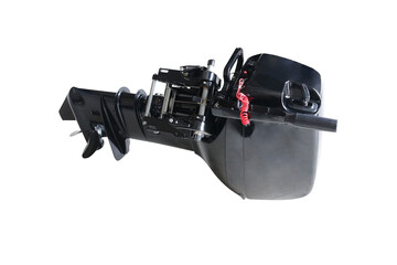  boat engine isolated on a white scene