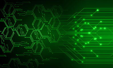 cyber circuit future technology concept background