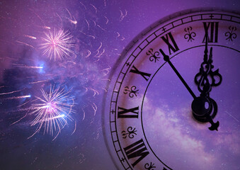 Fototapeta premium Celebrating New Year