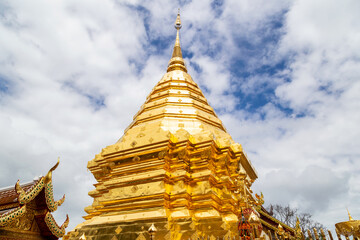 Wat Phra That Doi Suthep is tourist attraction of Chiang Mai.