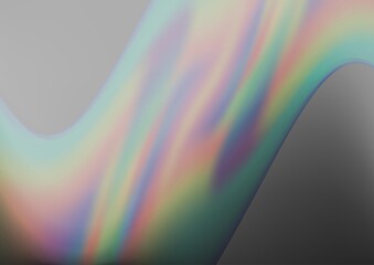 Light Silver, Gray vector glossy abstract background.