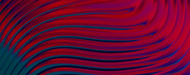 Abstract background. Colorful wavy reflective design wallpaper. Graphic illustration for wallpaper, banner, background, card, book cover or website.
